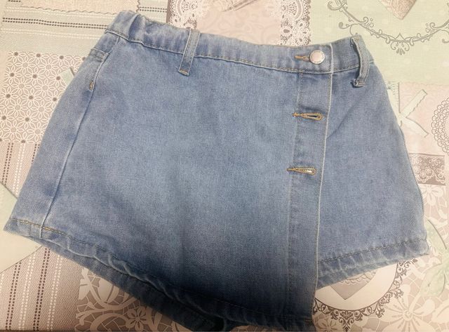 Falda pantalón vaquera niña 12 años