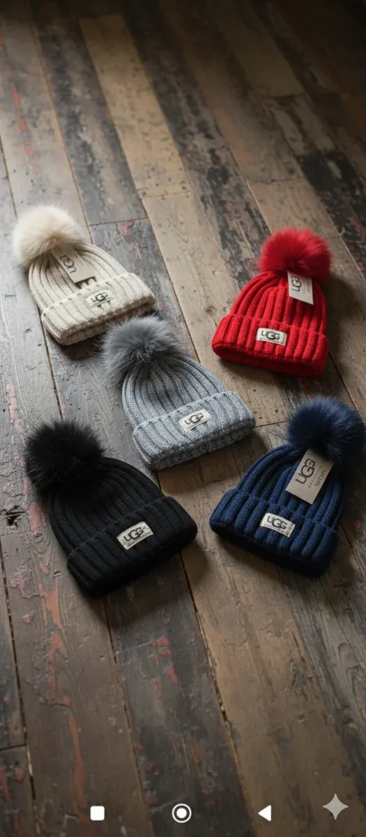 Gorros UGG con pompón