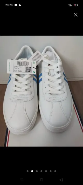 Zapatillas El Ganso Blancas y Azules