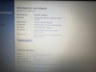 Notebook HP Celeron N3050 Argento