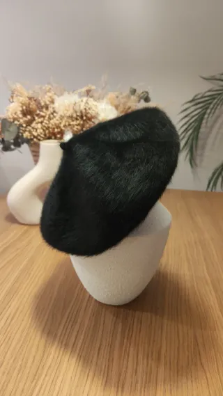 Gorro Boina Pelo Negro Sfera