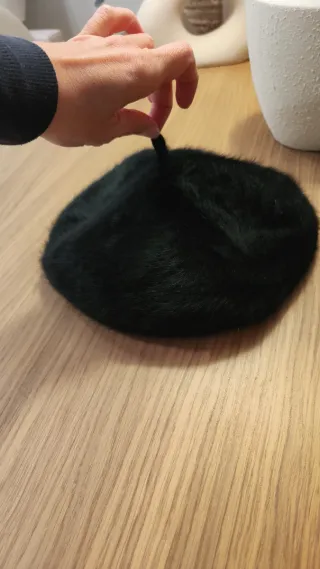 Gorro Boina Pelo Negro Sfera