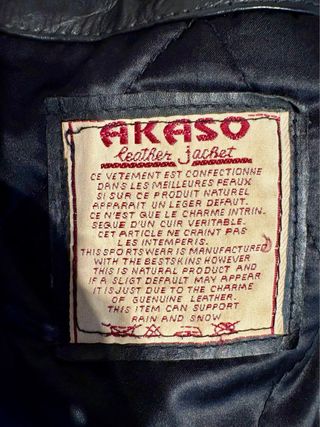 Chiodo in vera pelle vintage