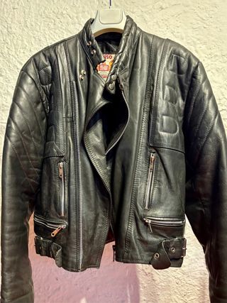 Chiodo in vera pelle vintage