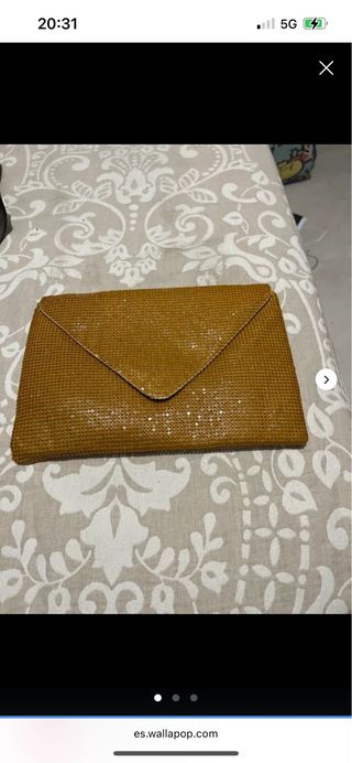 Bolso de fiesta dorado