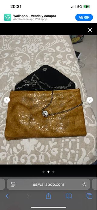 Bolso de fiesta dorado