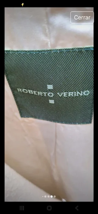 Traje chaqueta y pantalón Roberto Verino beige