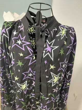 Vestido Kling negro estrellas talla XL