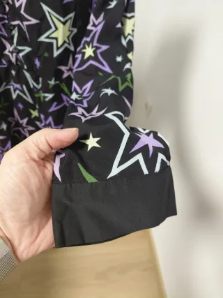 Vestido Kling negro estrellas talla XL