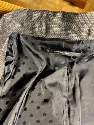 Traje Gucci Gris Perla Dos Piezas