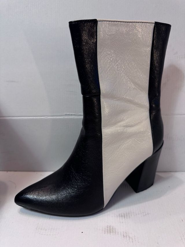 Botas Marypaz tacón medio-alto negras