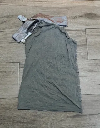 Top fiesta gris plateado