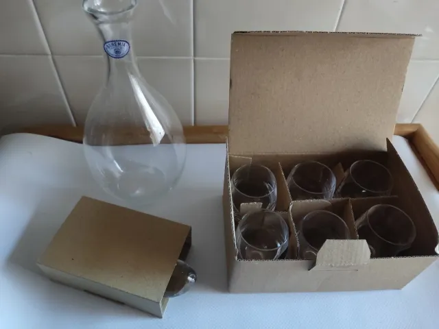 Set Liquore Cristallo Bohemia Nuovo