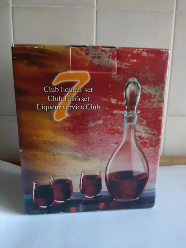 Set Liquore Cristallo Bohemia Nuovo