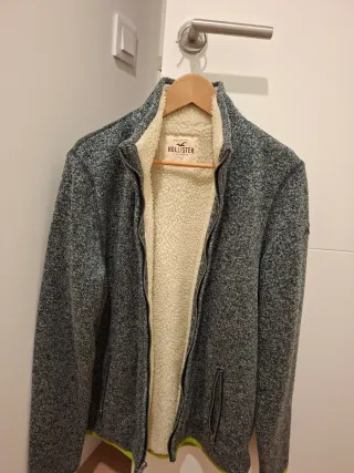 Chaqueta Hollister punto forrada