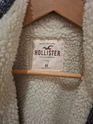 Chaqueta Hollister punto forrada