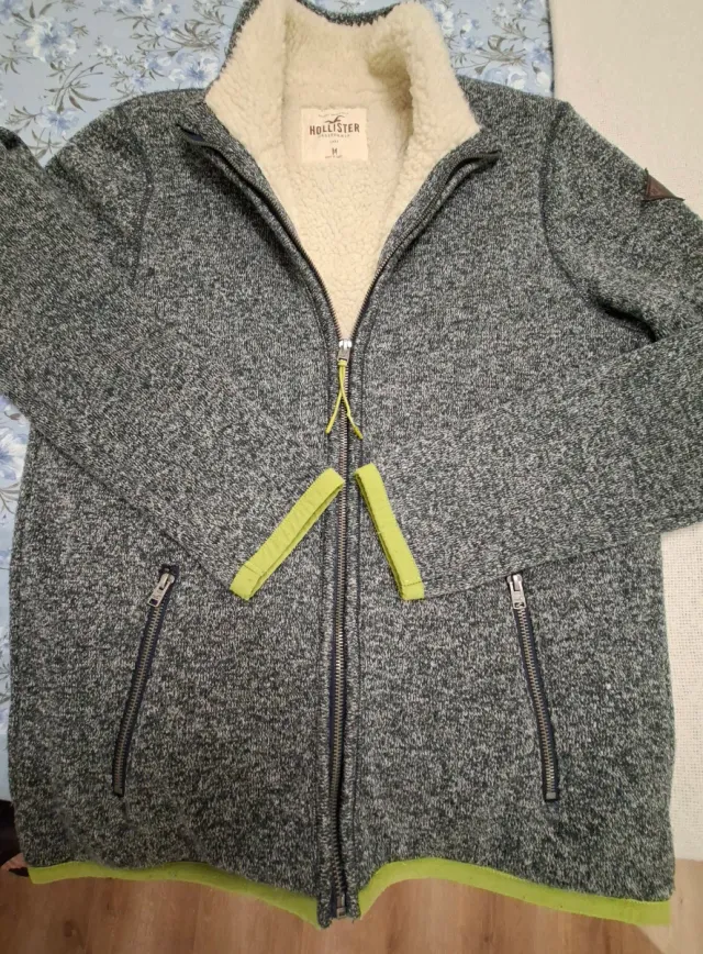 Chaqueta Hollister punto forrada