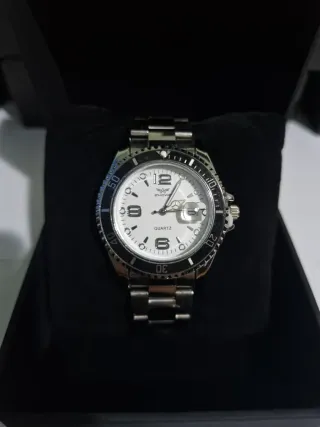 Reloj ZHOWE Caballero Plata y blanco.