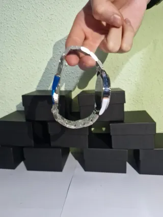 Reloj ZHOWE Caballero Plata y blanco.