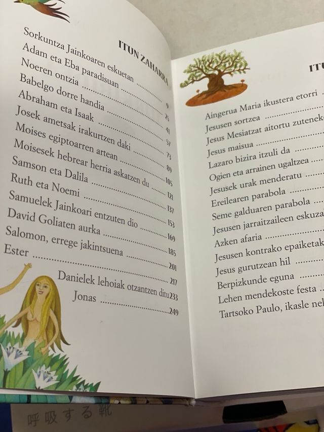 Bibliako istorio miragarriak