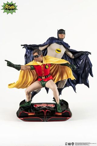 Estatua Batman y Robin 1966 PVC 1/8 23cm