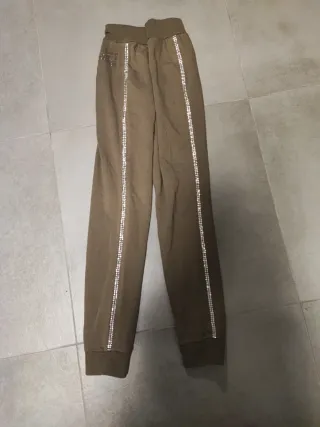 Pantaloni tuta Love Moschino marrone donna