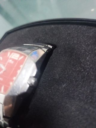 Reloj Lotus Hombre Rojo y Plateado