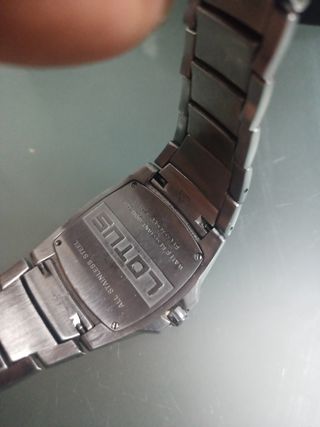 Reloj Lotus Hombre Rojo y Plateado