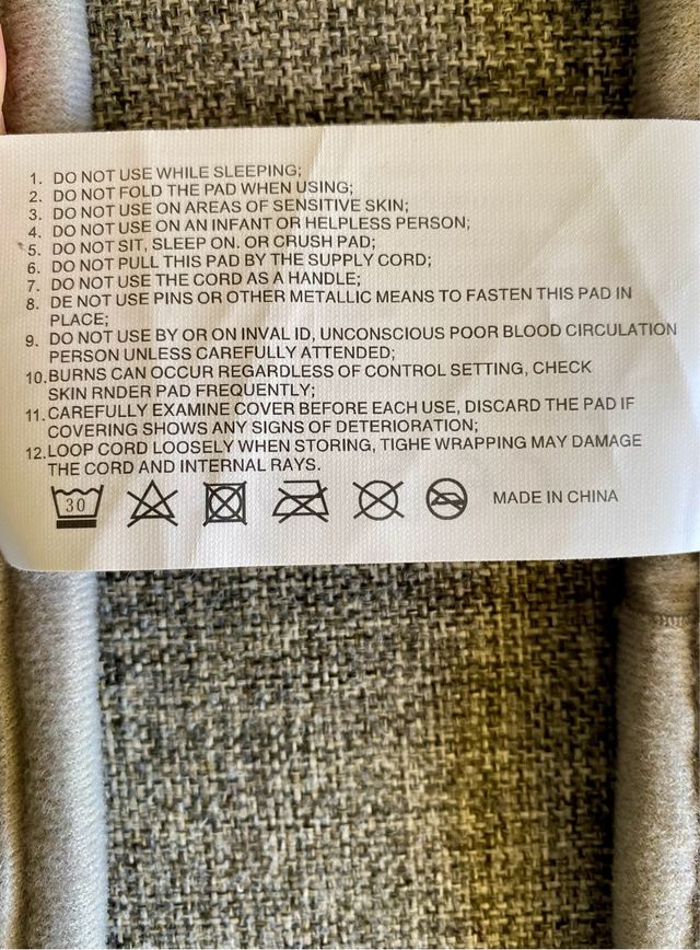 2 Almohadillas Térmicas Eléctricas