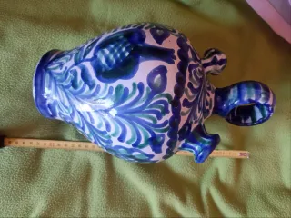 Cerámica granadina. Botijo o pipote. 5€