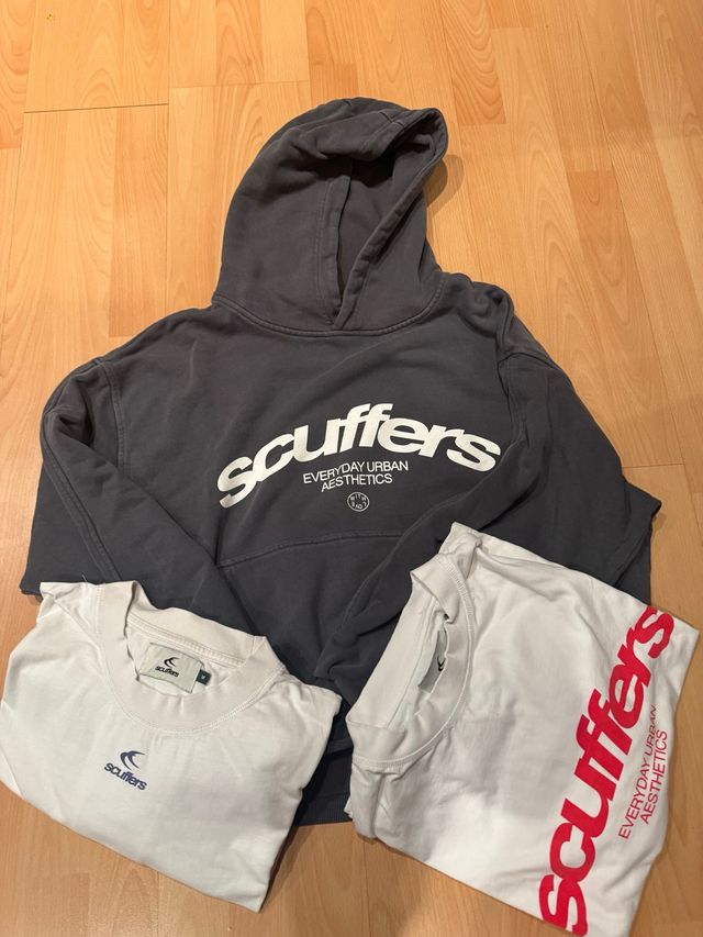 Pack Ropa Scuffers: Sudadera y Camisetas