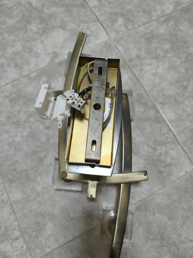 Lámpara de techo 4 focos cristal