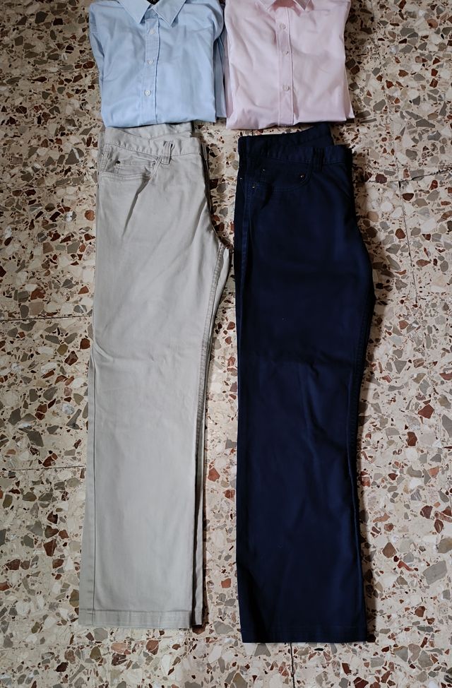 Lote 6 peças de roupa de inverno para homem - tamanho M/42