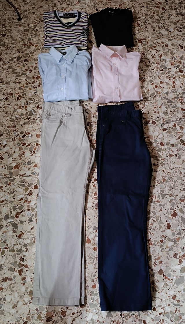 Lote 6 peças de roupa de inverno para homem - tamanho M/42