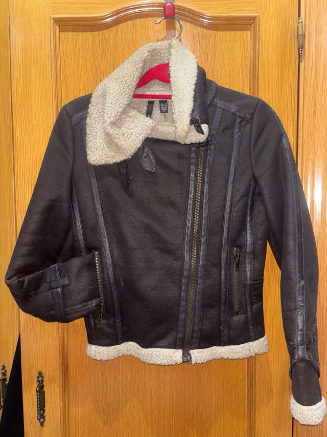 Chaqueta borrego marrón