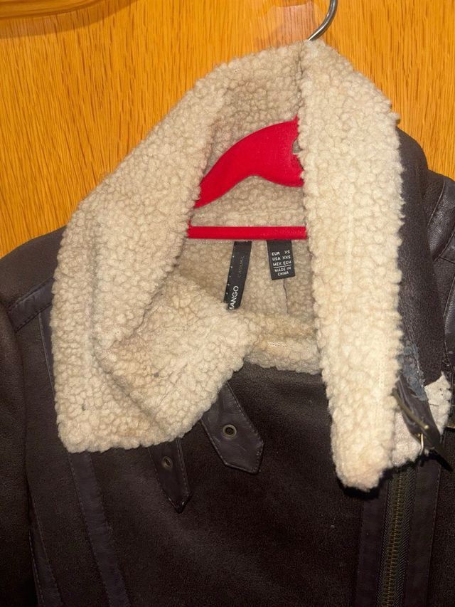 Chaqueta borrego marrón