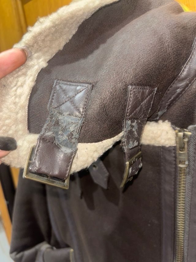 Chaqueta borrego marrón