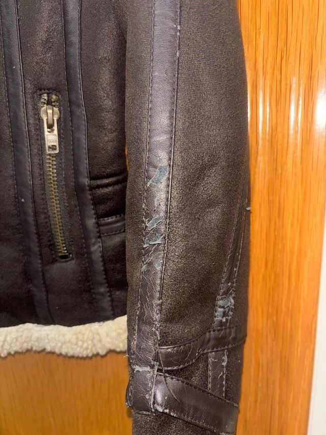 Chaqueta borrego marrón