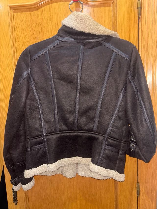 Chaqueta borrego marrón