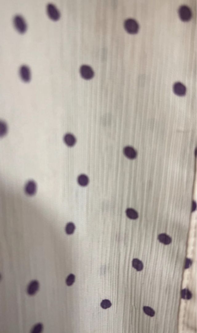 Camisa gasa lunares malva Nuria Cobo