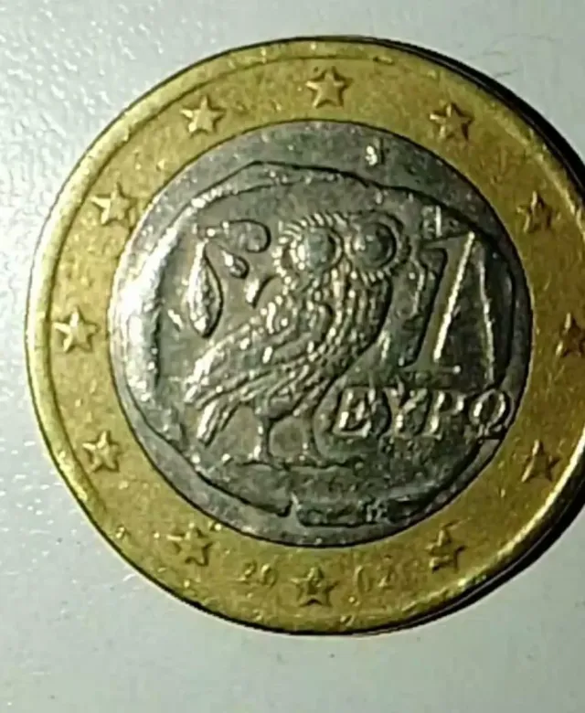 Moneda 1€ Búho 2002 S