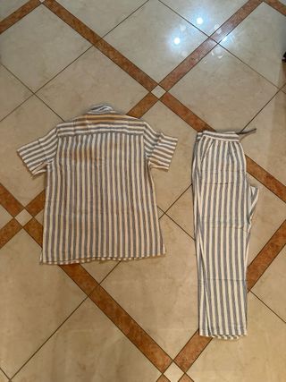 Completo Zara Pantalone e Camicia Righe