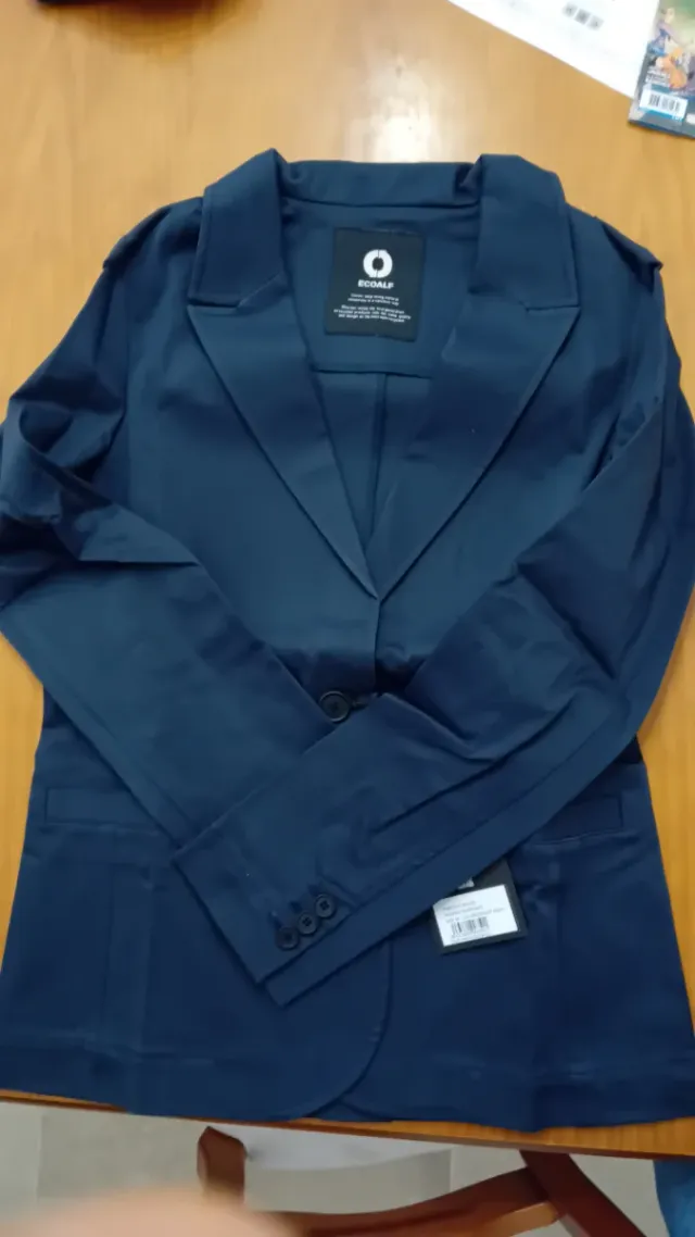 Blazer Ecoalf Mujer Talla M Azul Nuevo