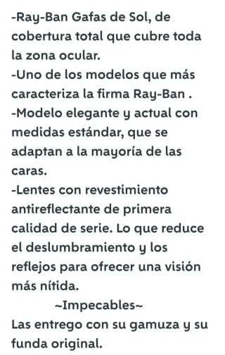 Ray-Ban Gafas de Sol