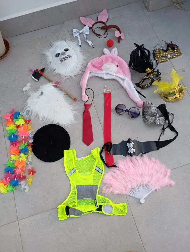 Lote Accesorios Disfraz Fiesta