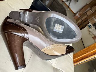 Décolleté Maria Cristina donna beige/marrone