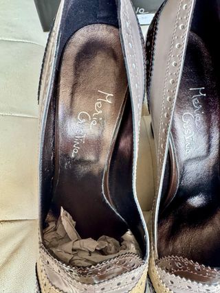 Décolleté Maria Cristina donna beige/marrone