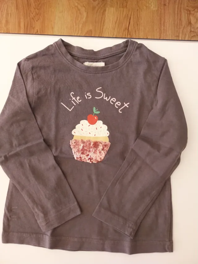 Lote 2 camisetas niña Sfera 4-5 años