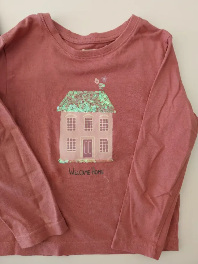 Lote 2 camisetas niña Sfera 4-5 años