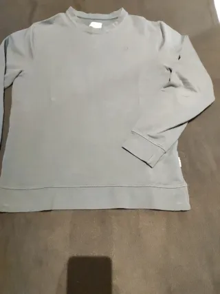 Sudadera sin capucha Álvaro Moreno Azul grisaceo.